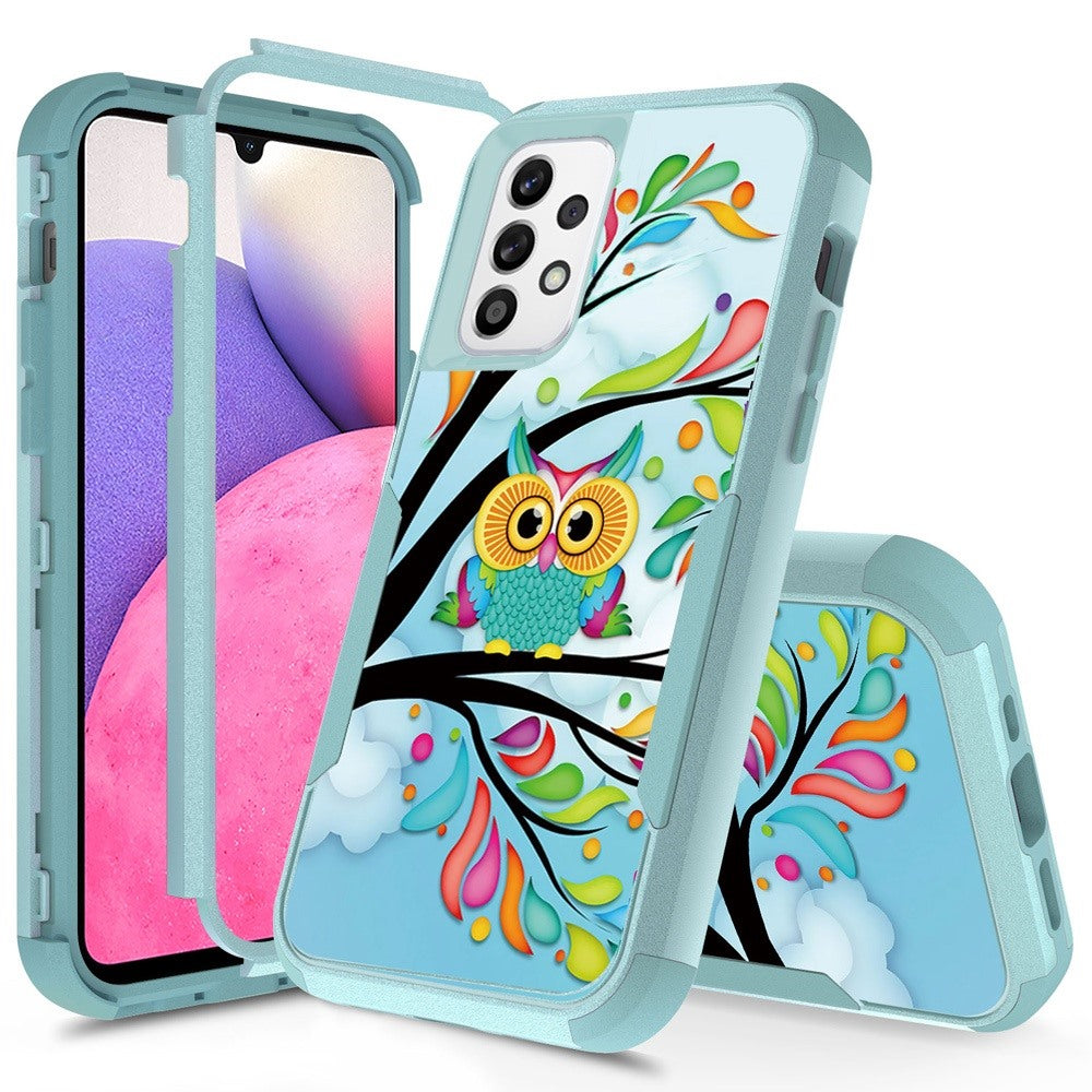 For Samsung Galaxy A33 5G Hybrid Rugged Hard Shockproof Drop-Proof with 3 Layer Protection, Military Grade Heavy-Duty  Phone Case Cover