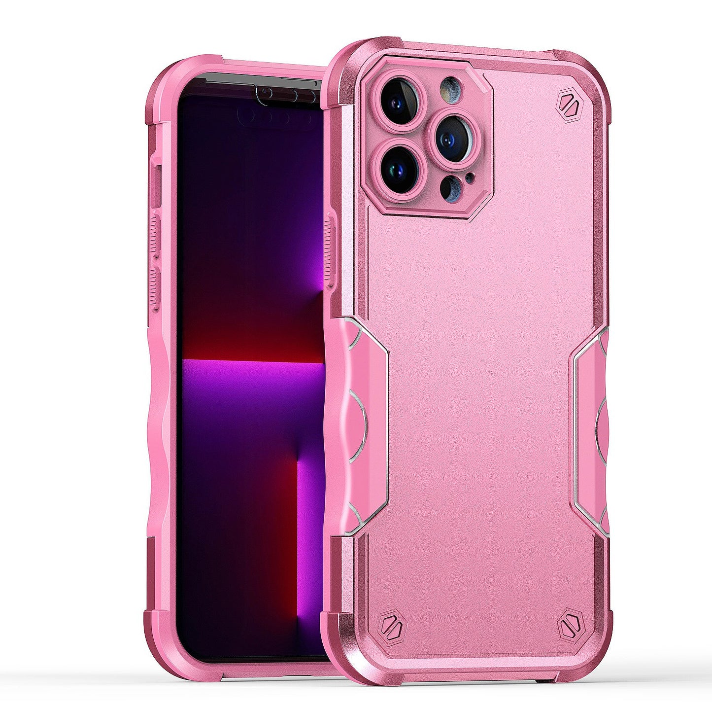 For Apple iPhone 11 (6.1") Slim Tough Shockproof Hybrid Heavy Duty Dual Layer TPU Bumper Rugged Rubber Defend Armor  Phone Case Cover