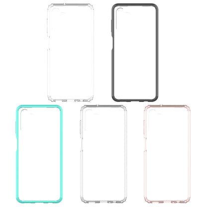 For Samsung Galaxy A13 5G Hybrid Transparent Clear Acrylic Back Hard PC & Soft TPU Full Protective Bumper Extra Shock-Absorb  Phone Case Cover