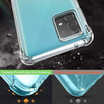 For Samsung Galaxy S22 /Plus Ultra HD Crystal Clear Ultra Hybrid PC+TPU [Four-Corner Protective] Rubber Shockproof Gummy Gel Bumper Transparent  Phone Case Cover