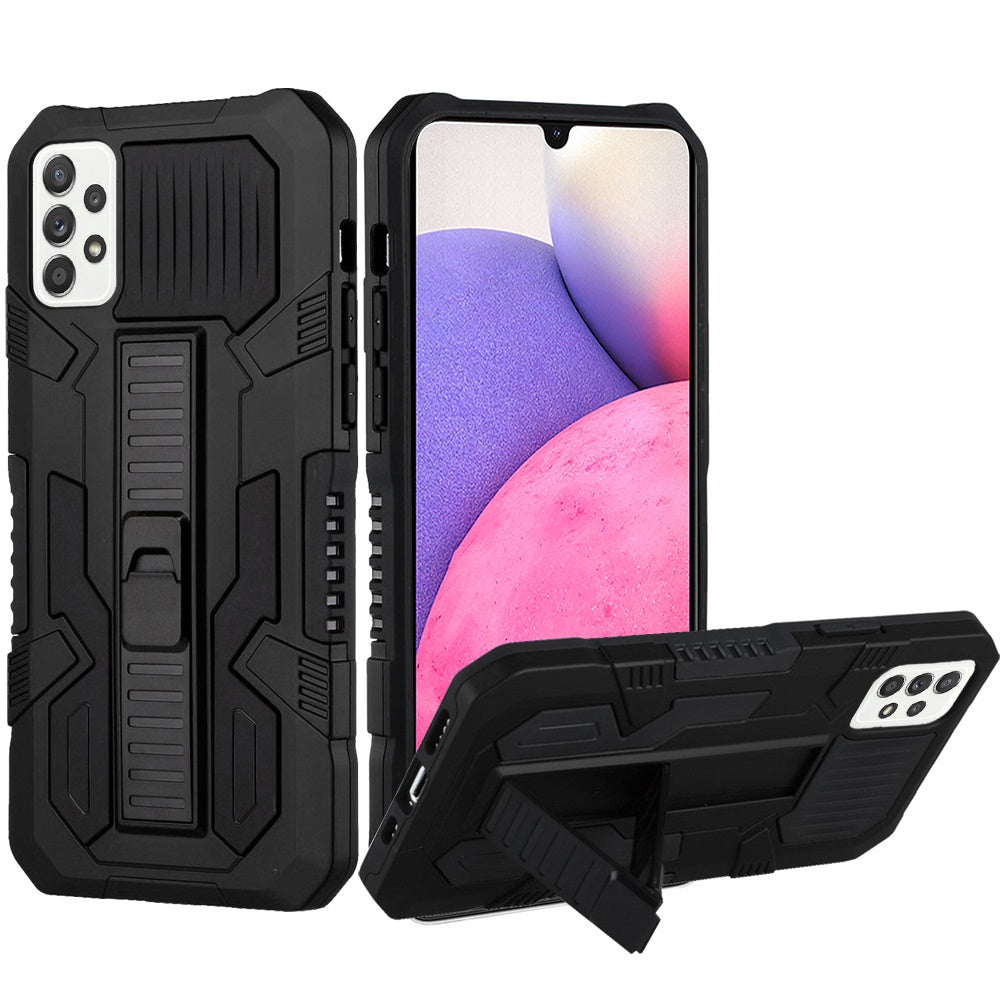 For Samsung Galaxy A33 5G Hybrid Tough Rugged [Shockproof] Dual Layer Protective with Kickstand Military Grade Hard PC + TPU  Phone Case Cover