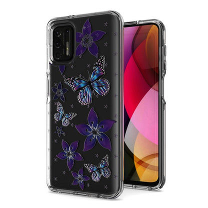 For Samsung Galaxy S20 FE /Fan Edition 5G Hybrid Trendy Image Patterns Design Clear Hard Back Shockproof TPU Rubber  Phone Case Cover