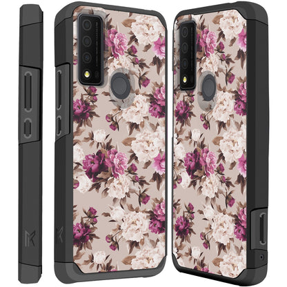 For TCL 30 XE 5G Graphic Design Pattern Slim Hard PC Soft TPU Silicone Protection Hybrid Shockproof Armor Rugged Bumper  Phone Case Cover