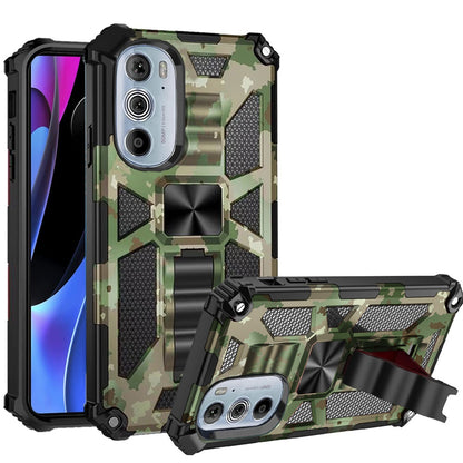 For Motorola Edge+ 2022 /Edge Plus Heavy Duty Stand Hybrid TPU Shockproof Rugged Protective with Built-in Kickstand  Phone Case Cover