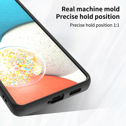 For Samsung Galaxy A53 5G Hybrid Frosted Protector Ring Holder Stand Kickstand Heavy Duty Rugged Bumper with Camera Black Phone Case Cover