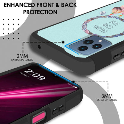 For Motorola Moto G Play 2023 Graphic Design Stylish Pattern Hard TPU Tough Hybrid Shockproof Armor Frame  Phone Case Cover