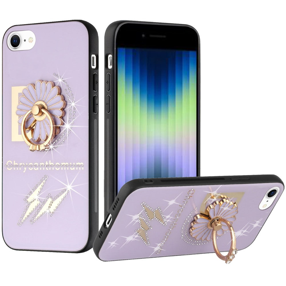 For Apple iPhone 11 (6.1")3D Diamond Bling Sparkly Glitter Ornaments Engraving Hybrid Armor Metal Fashion  Phone Case Cover