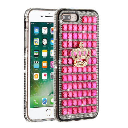 For Apple iPhone 8 Plus/7 Plus/6 Plus/6s Plus Fashion Luxury 3D Bling Diamonds Rhinestone Jeweled Ornament Shiny Crystal  Phone Case Cover