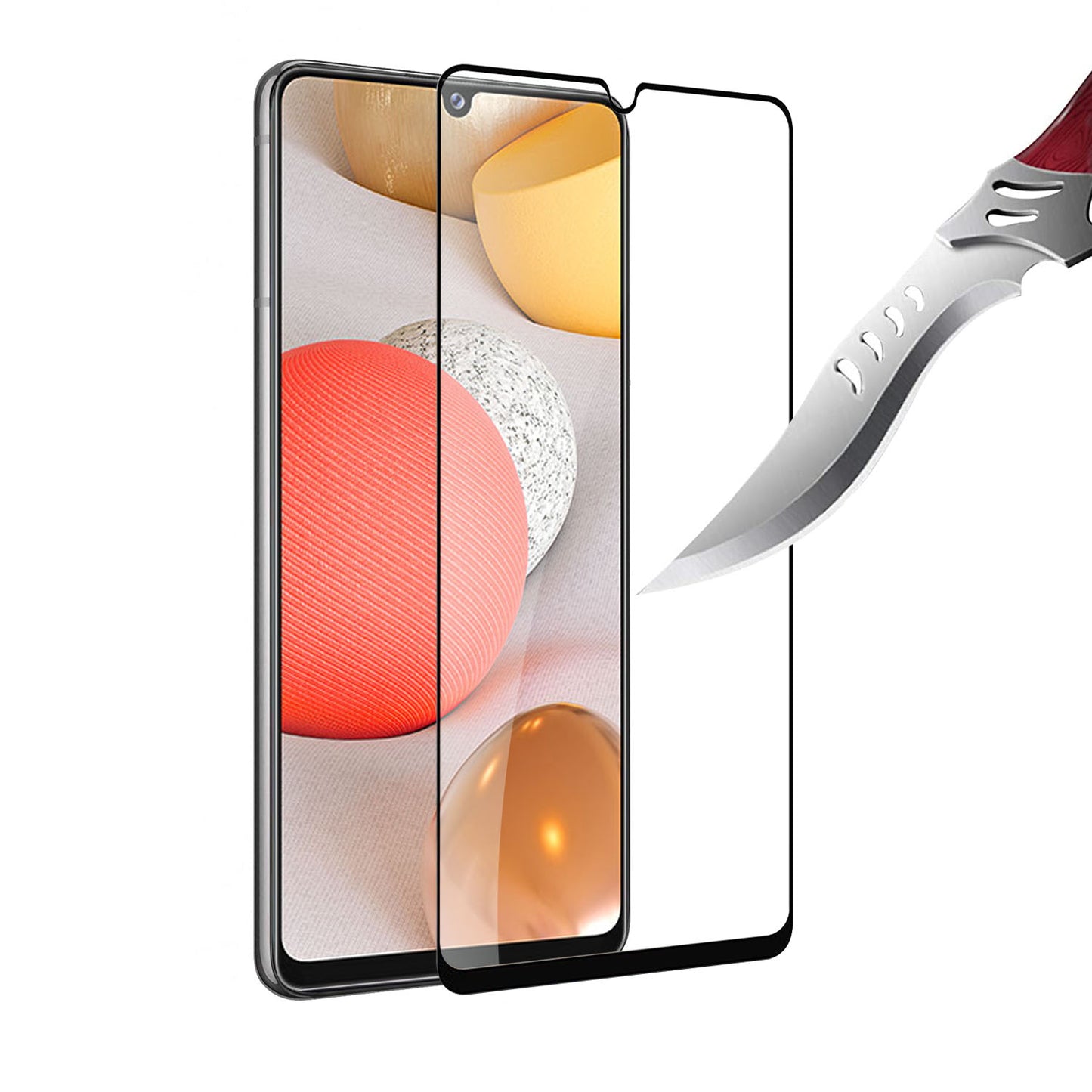 For Motorola Moto G Stylus 5G 2022 Tempered Glass Screen Protector [Full Coverage] Curved Fit Black Edged 9H Hardness Glass Screen Protector Clear Black Screen Protector