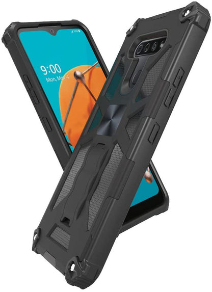 For Wiko Ride 3 Full-Body Hybrid [Military-Grade Protective] Defender Heavy Duty with Hidden Kickstand Stand Support Magnetic Car Mount  Phone Case Cover