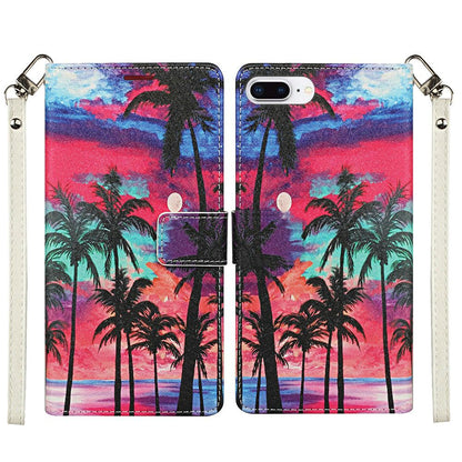 For Apple iPhone 13 (6.1") Wallet Case PU Leather Design Pattern with Credit Card Slot ID Money Holder Strap & Stand Magnetic Folio Pouch  Phone Case Cover