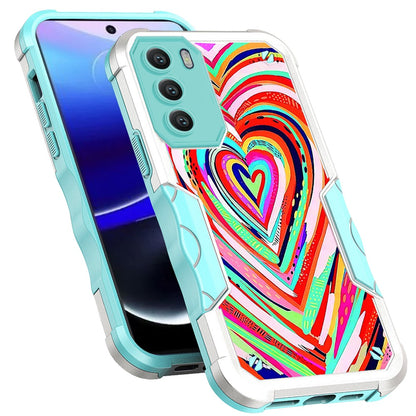 Case for Motorola Moto G Stylus 5G 2022 Fashion Design Tough Shockproof Hybrid Pattern Heavy Duty TPU Rubber Armor  Tablet Cover