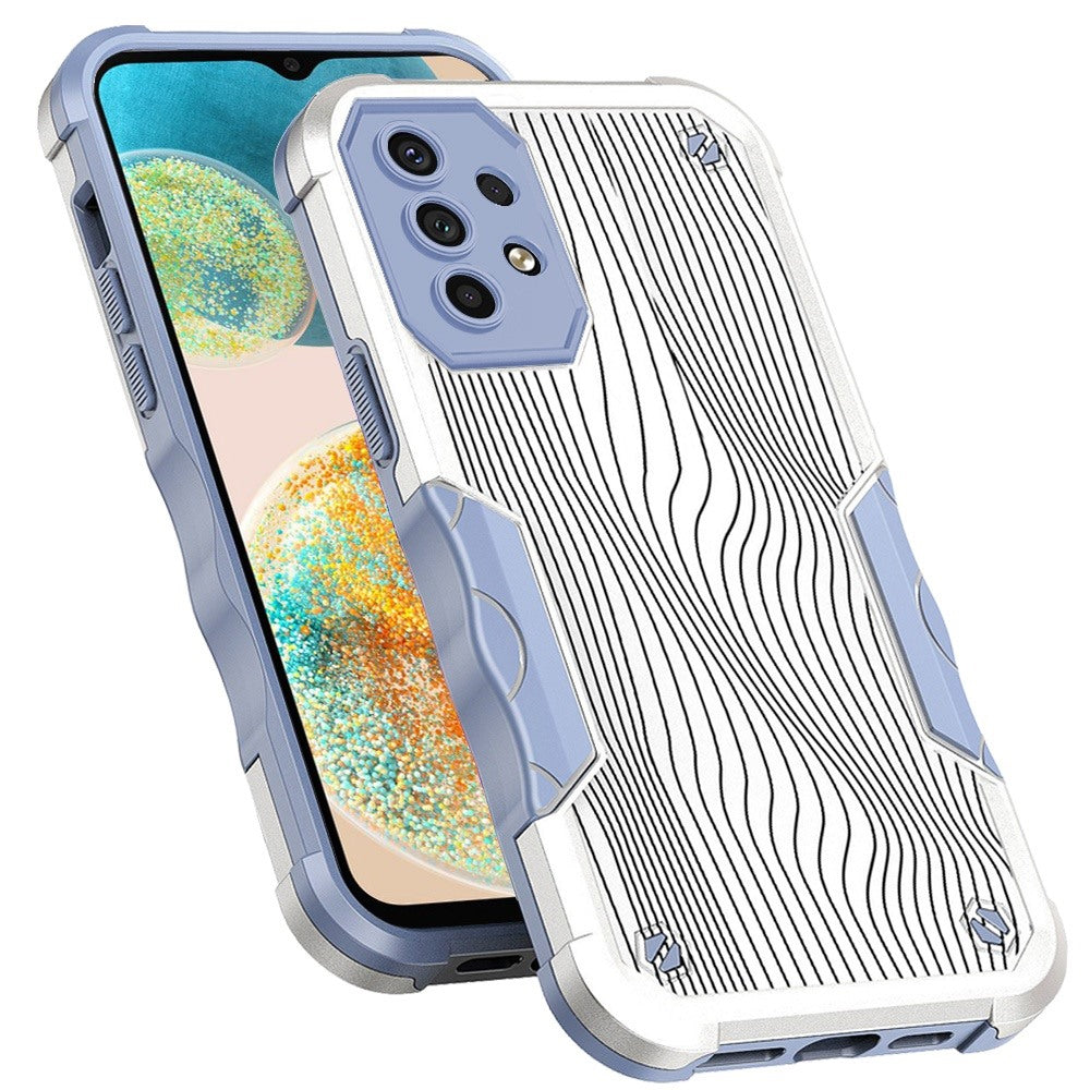 For Samsung Galaxy A23 5G Fashion Design Tough Shockproof Hybrid Stylish Pattern Heavy Duty TPU Rubber Armor  Phone Case Cover