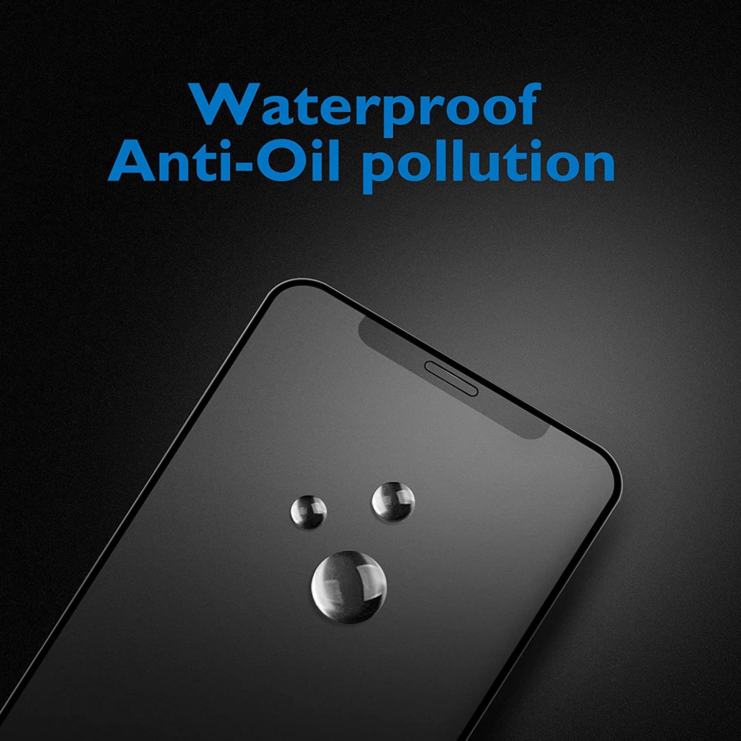 For Apple iPhone 13 /13 Pro (6.1") Matte Screen Protector Tempered Glass Anti-Glare & Anti-Fingerprint 9H Hardness, Case Friendly Clear Matte Screen Protector