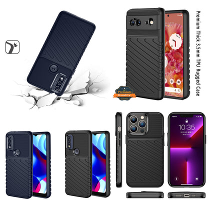 For Motorola Moto G Stylus 2022 Rugged Hybrid Hard PC Soft Silicone Gel TPU Bumper Texture Shockproof Anti Slip Protective  Phone Case Cover