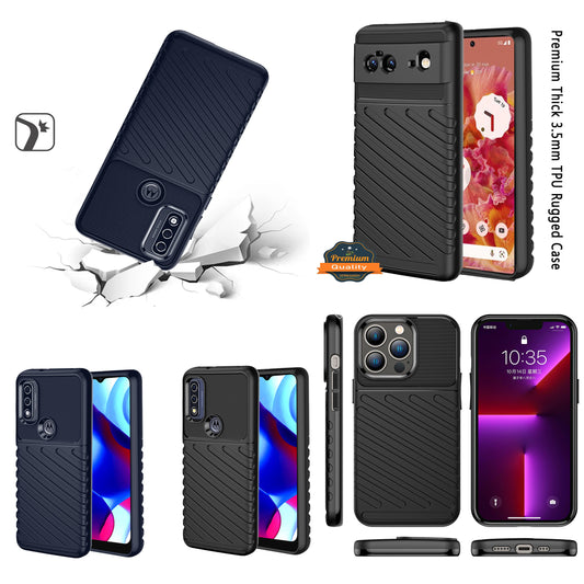 For Motorola Moto G Stylus 2022 Rugged Hybrid Hard PC Soft Silicone Gel TPU Bumper Texture Shockproof Anti Slip Protective  Phone Case Cover