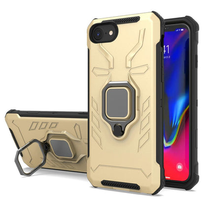 For Apple iPhone SE 2022 /SE 2020/8/7 Hybrid TPU Armor Military Protection Heavy Duty Shockproof with 360 Rotatable Ring  Phone Case Cover