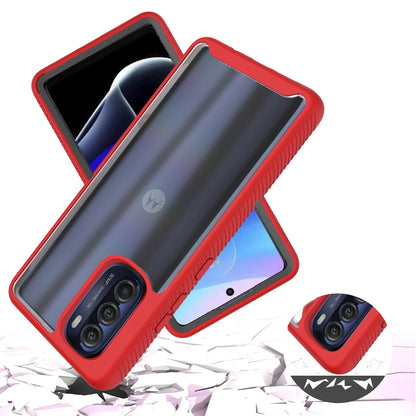For Motorola Moto G Stylus 5G 2022 Clear Dual Layer Rugged Bumper Frame Heavy Duty Hybrid TPU + PC Shockproof Rubber  Phone Case Cover