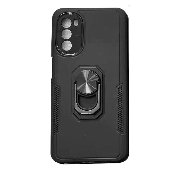 For Samsung Galaxy A03S Ring Holder Stand, Support Magnetic Car Mount, Hard TPU Hybrid Shockproof  Phone Case Cover