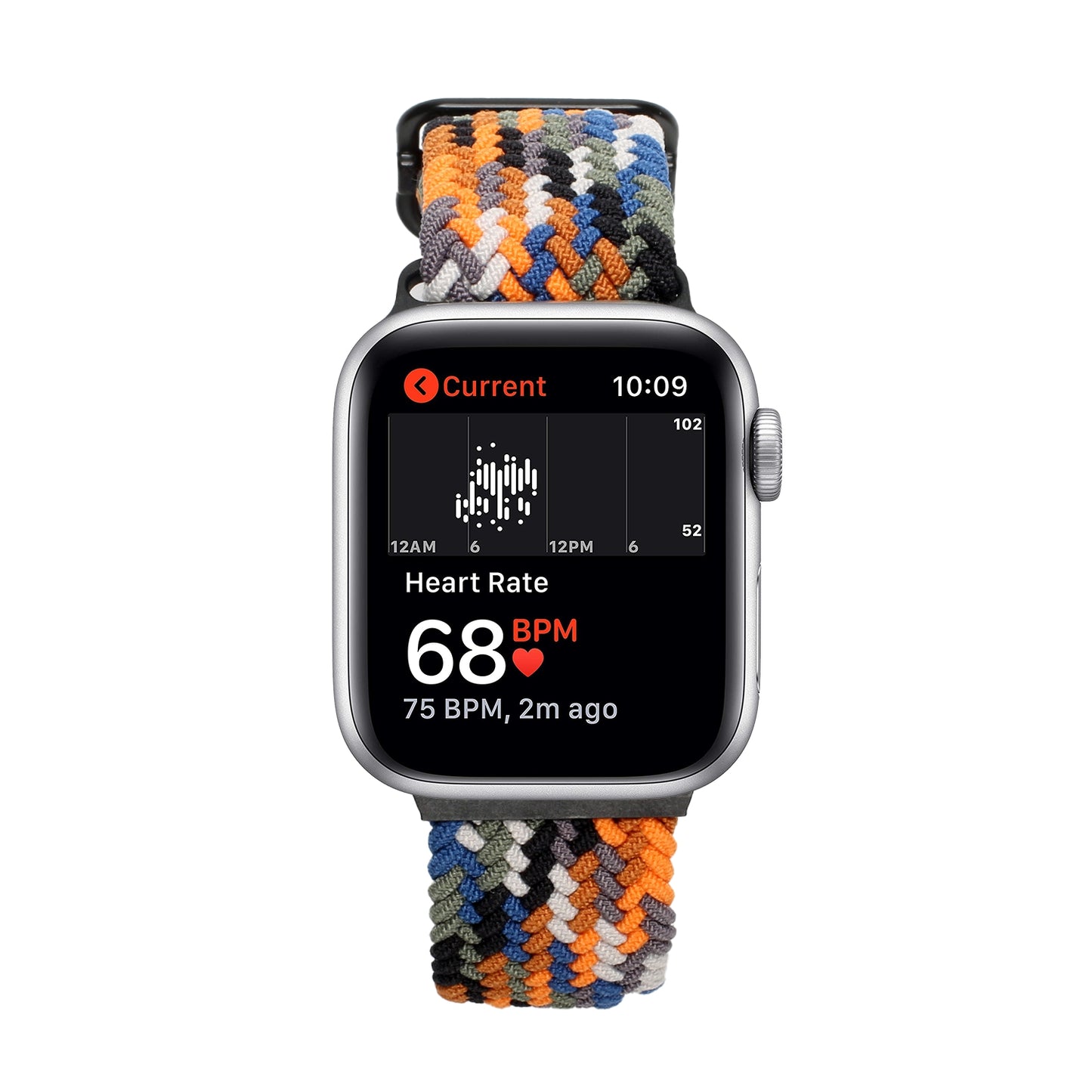 For Apple Watch Size 42/44/45mm Stretchy Nylon Solo Loop Bands Adjustable Braided Sport Elastics Women Men Strap for iWatch Series 7 6 5 4 3 2 1 SE  Phone Case Cover