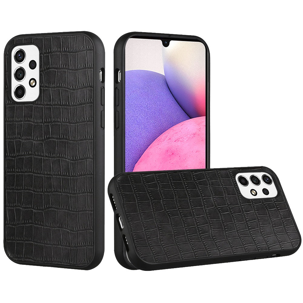 For Apple iPhone 13 Pro Max (6.7") Ultra Slim Thin PU Leather Crocodile Flip Snap On Hybrid Shockproof TPU PC Hard Shell  Phone Case Cover