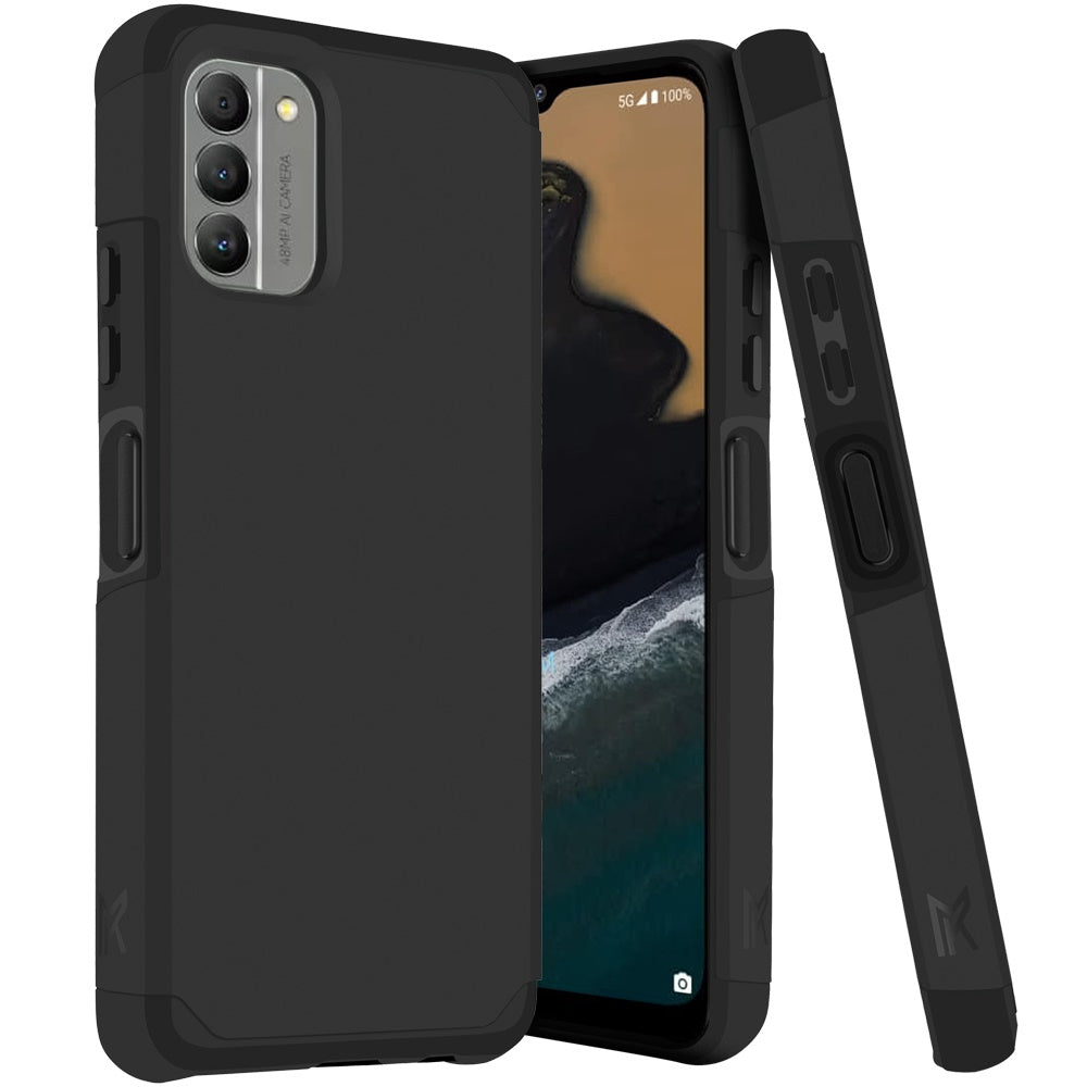 For Nokia G400 Ultra Slim Shock Absorption 2 in 1 Tuff Hybrid Dual Layer Hard PC + Soft TPU Rubber Frame Armor Defender  Phone Case Cover
