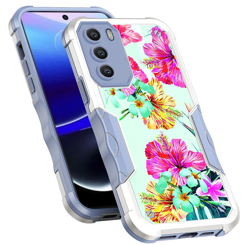 Case for Motorola Moto G Stylus 5G 2022 Fashion Design Tough Shockproof Hybrid Pattern Heavy Duty TPU Rubber Armor  Tablet Cover