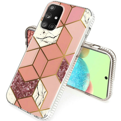 For Samsung Galaxy A71 5G Hybrid Design Graphic Fashion Colorful Sparkle Pattern Silicone Skin TPU Hard PC Armor Ultra Slim  Phone Case Cover