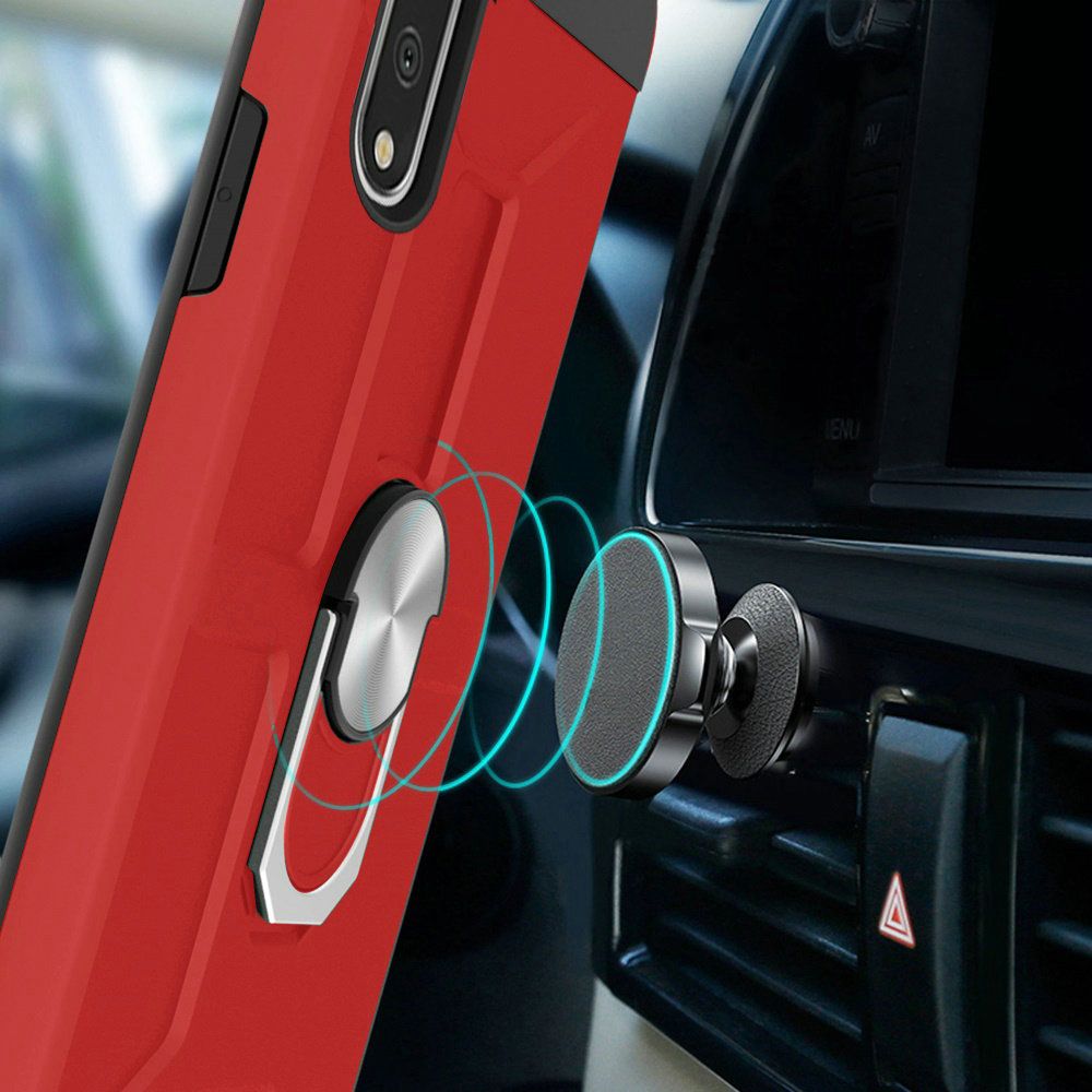 For Samsung Galaxy A13 5G Hybrid Stand Kickstand Ring Holder [360° Rotating] Armor Dual Layer Hard TPU Work with Magnetic Car Mount  Phone Case Cover