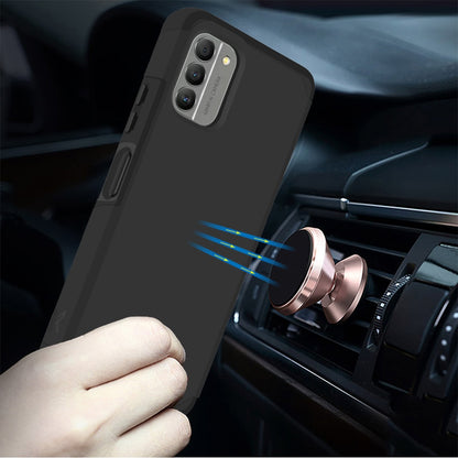 For Nokia G400 Ultra Slim Shock Absorption 2 in 1 Tuff Hybrid Dual Layer Hard PC + Soft TPU Rubber Frame Armor Defender  Phone Case Cover