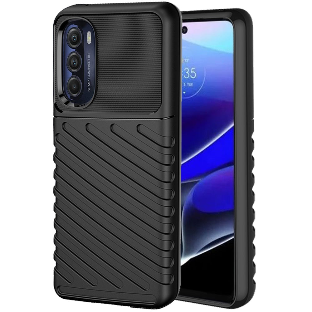 For Motorola Moto G Stylus 5G 2022 Rugged Hybrid Hard PC Silicone Gel TPU Bumper Texture Shockproof Anti Slip Protective  Phone Case Cover