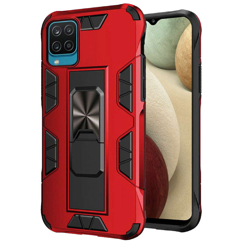 For Samsung Galaxy S22 Hybrid Magnetic Slide Ring Stand fit Car Mount Grip Holder Heavy Duty Rugged Military Grade  Phone Case Cover