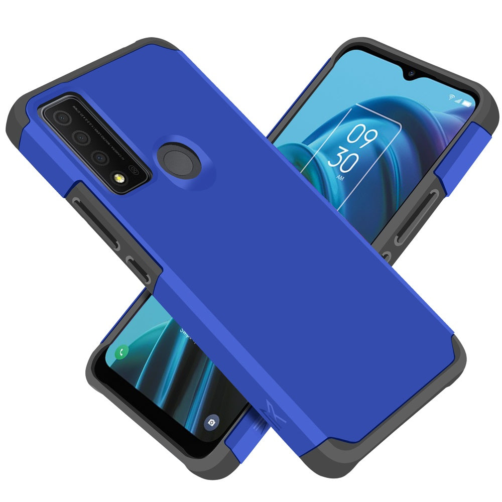 For TCL 30 XE 5G Ultra Slim Corner Protection Shock Absorption Tuff Hybrid Dual Layer Hard PC and TPU Rubber Armor Defender  Phone Case Cover