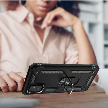 For Samsung Galaxy A53 5G Hybrid Durable Dual Layer with 360 Degree Rotatable Ring Stand Holder Kickstand Fit Magnetic Car Mount  Phone Case Cover