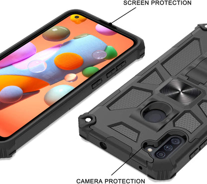 For Samsung Galaxy A13 5G Cases with Invisible Kickstand Stand Dual Layer Hybrid Defender Military Grade Shockproof Hard PC  Phone Case Cover