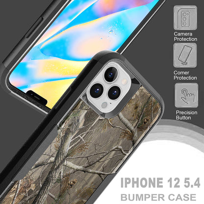 For Apple iPhone 13 /Pro Max Armor 3 in 1 Three Layer Heavy Duty Rugged Hybrid Hard PC Soft TPU Bumper Shockproof Full Protective  Phone Case Cover