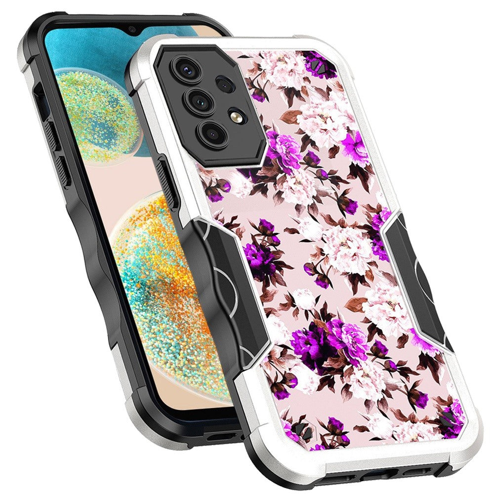 For Samsung Galaxy A23 5G Fashion Design Tough Shockproof Hybrid Stylish Pattern Heavy Duty TPU Rubber Armor  Phone Case Cover
