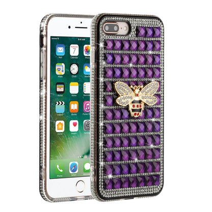 For Apple iPhone 8 Plus/7 Plus/6 Plus/6s Plus Fashion Luxury 3D Bling Diamonds Rhinestone Jeweled Ornament Shiny Crystal  Phone Case Cover