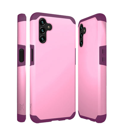 For Cricket Innovate E 5G (E Version 2022) Slim Protection Shock Absorption Hybrid Dual Layer Hard PC + TPU Rubber Frame  Phone Case Cover