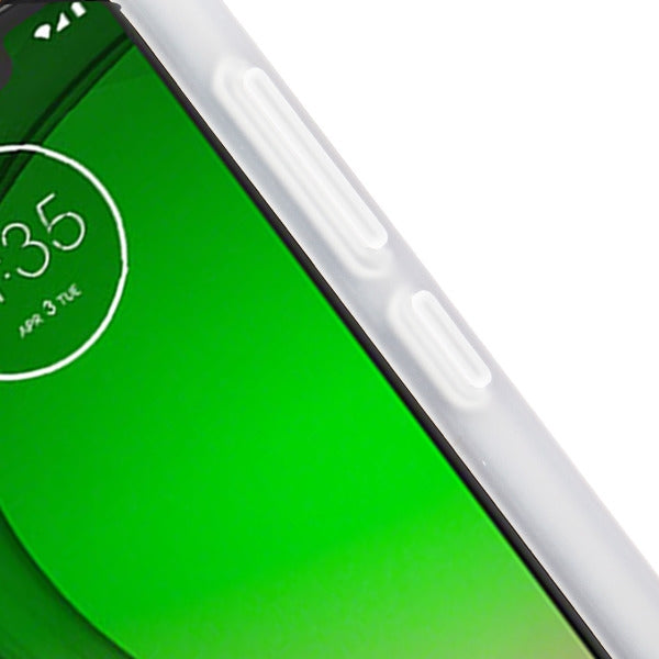 Alcatel T-Mobile Revvlry Slim Fit Hybrid Transparent Rubber Gummy Hard PC Soft Silicone Protective