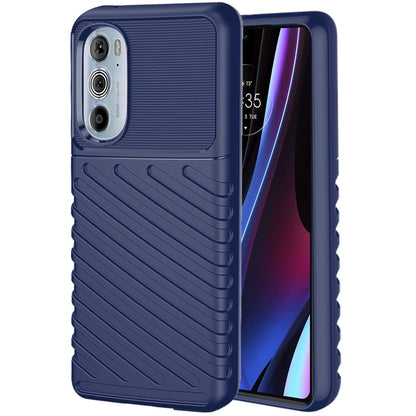 For Motorola Edge+ 2022 /Edge Plus Rugged Hybrid Hard PC Silicone Gel TPU Bumper Texture Shockproof Anti Slip Protective Stylish  Phone Case Cover