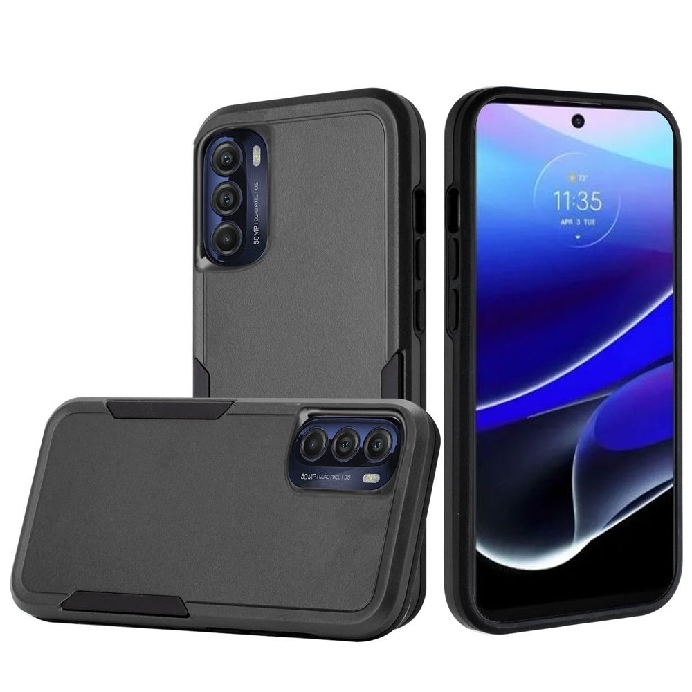 For Motorola Moto G Stylus 5G 2022 Tough Strong Dual Layer Hard PC + TPU Hybrid Rugged Shockproof Drop-Proof Protection  Phone Case Cover