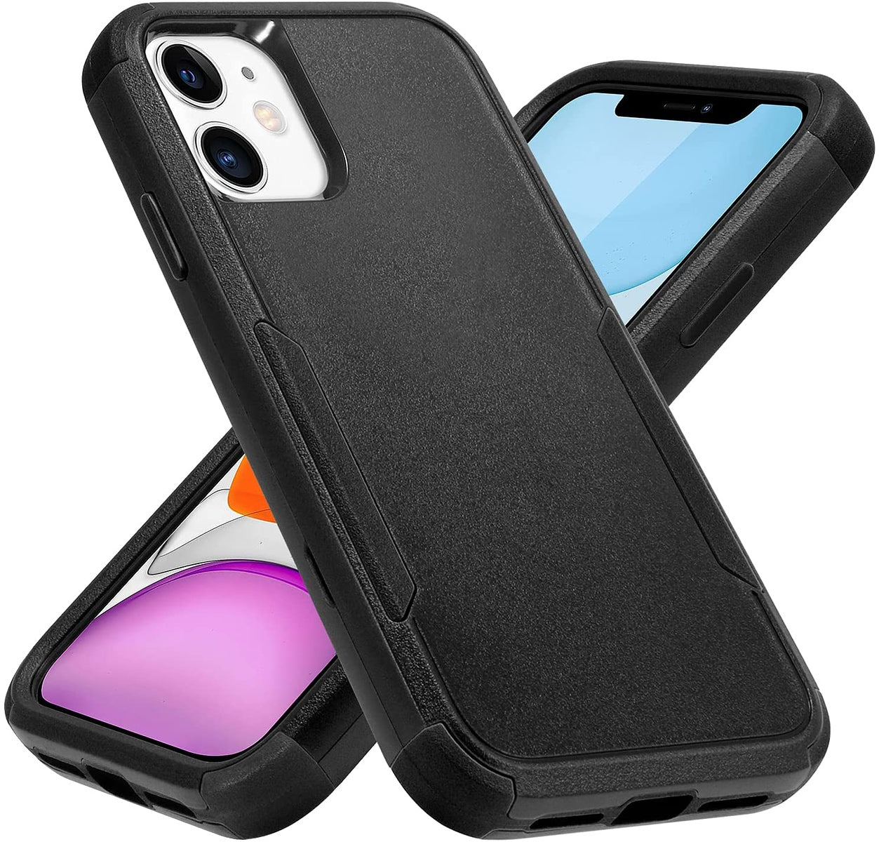 For Google Pixel 7 Pro Hybrid Bumper Rugged Dual Layer Heavy-Duty Military-Grade 2in1 Rubber Defender Protective  Phone Case Cover