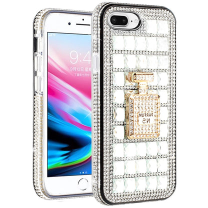 For Apple iPhone 8 Plus/7 Plus/6 Plus/6s Plus Fashion Luxury 3D Bling Diamonds Rhinestone Jeweled Ornament Shiny Crystal  Phone Case Cover
