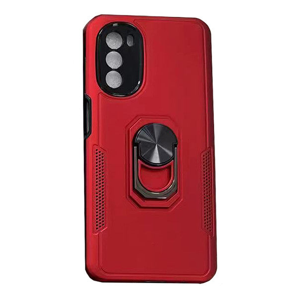 For Samsung Galaxy A03S Ring Holder Stand, Support Magnetic Car Mount, Hard TPU Hybrid Shockproof  Phone Case Cover