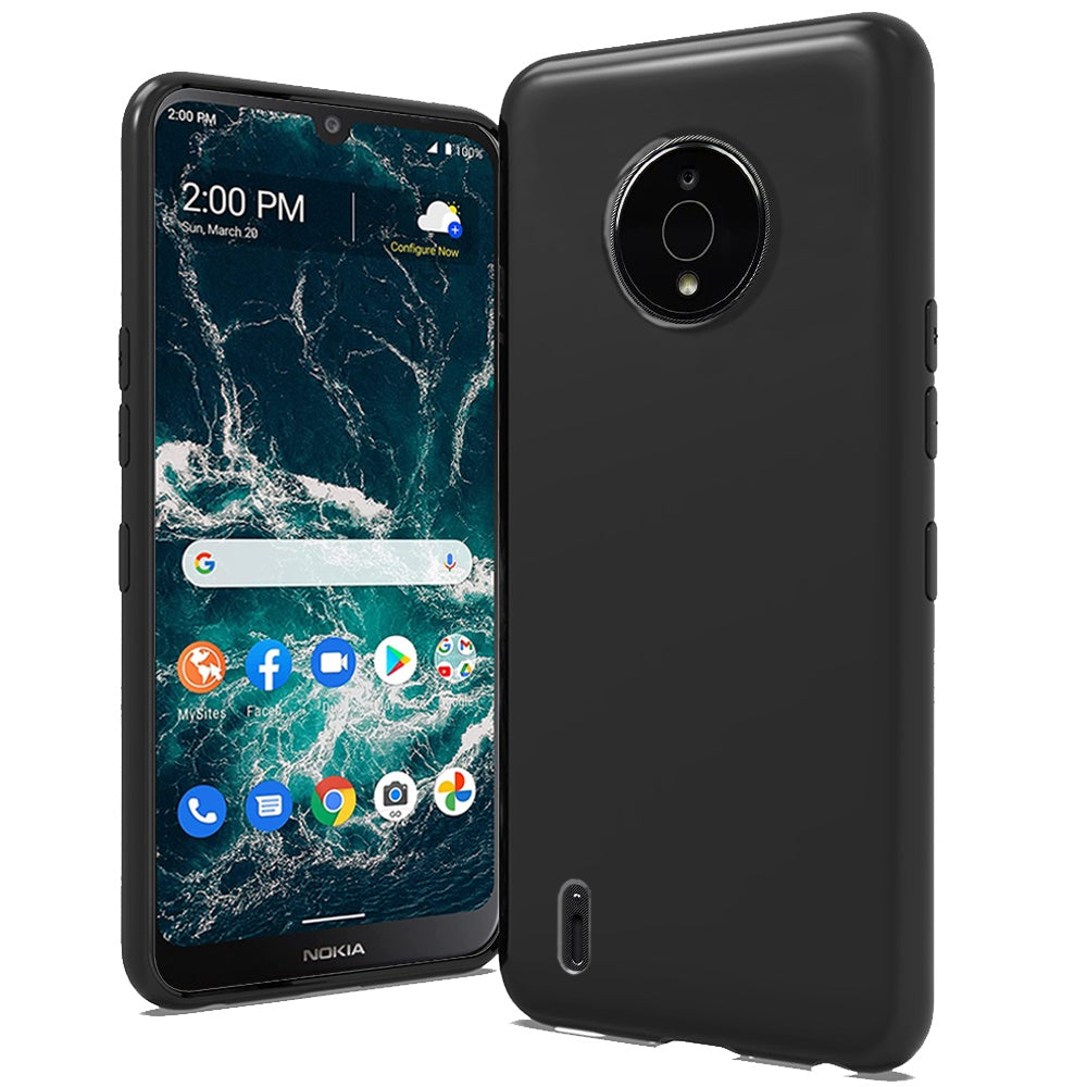 For Nokia C200 Premium Cases Hybrid Soft Silicone Gummy TPU Gel Candy Skin Flexible Skinny Slim Thin Protector  Phone Case Cover