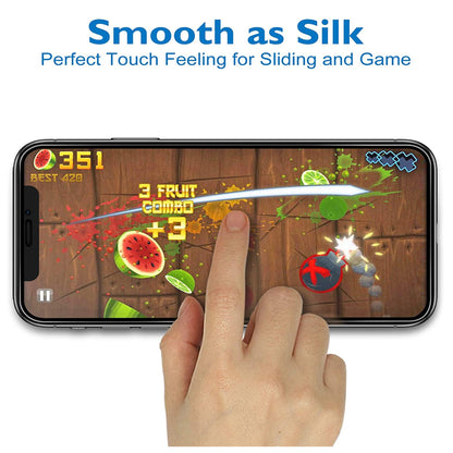 For Apple iPhone 13 Pro Max (6.7") Matte Screen Protector Tempered Glass Anti-Glare & Anti-Fingerprint 9H Hardness, Case Friendly Clear Matte Screen Protector