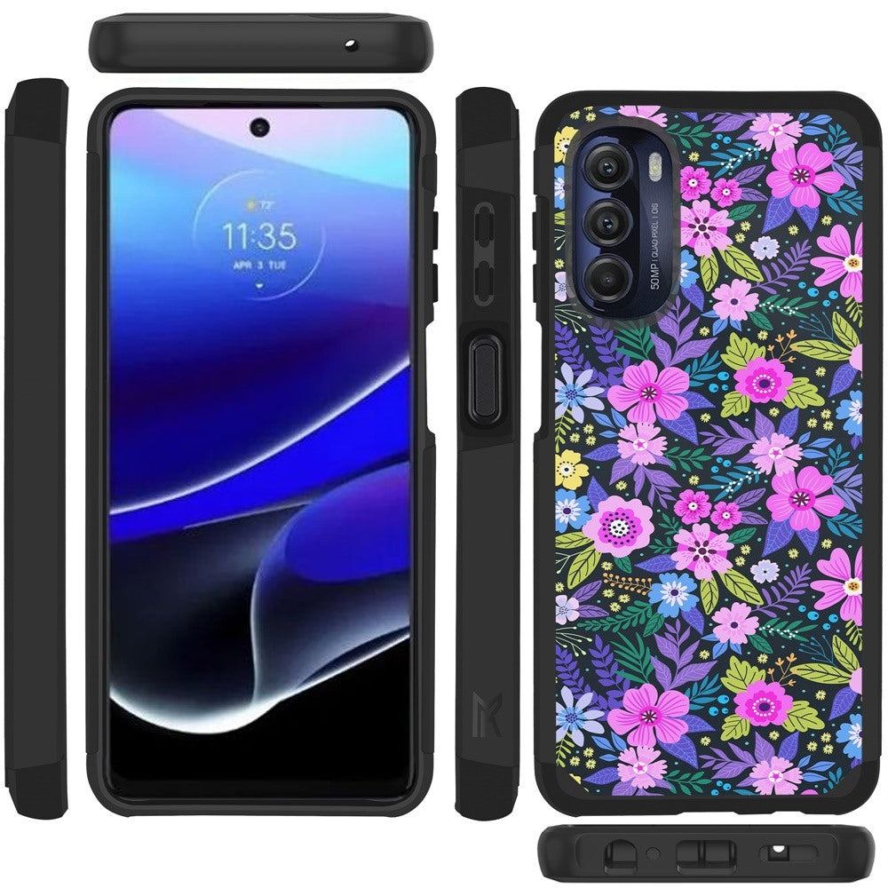 For Motorola Moto G Stylus 5G 2022 Ultra Slim Protection Shock Absorption Hybrid Dual Layer Hard PC + TPU Rubber Armor  Phone Case Cover