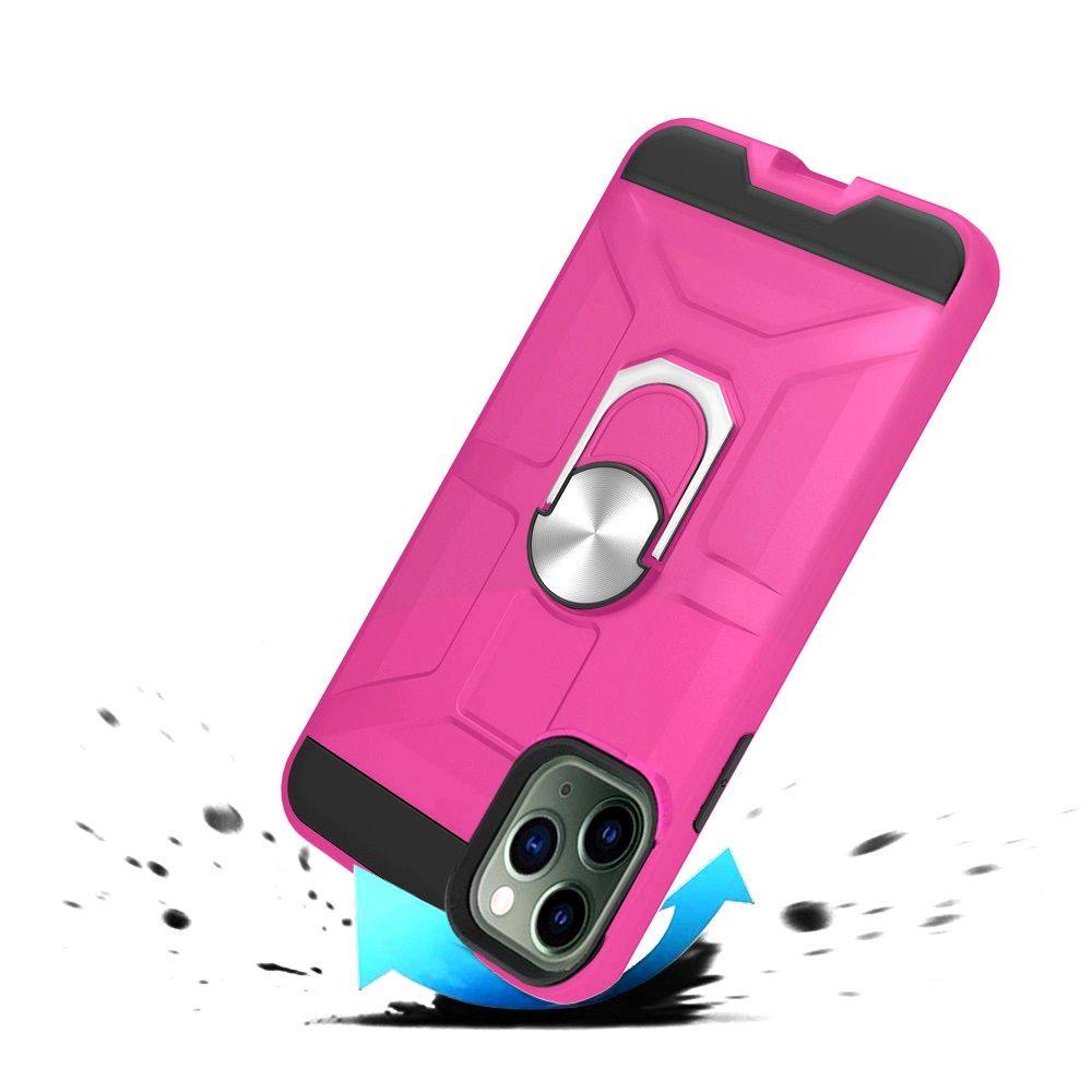 For Apple iPhone 12 /Pro Max Mini Stand Kickstand Ring Holder [360° Rotating] Armor Dual Layer Work with Magnetic Car Mount  Phone Case Cover