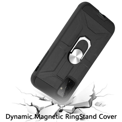 For Samsung Galaxy A73 5G Hybrid Stand Kickstand Ring Holder [360° Rotating] Armor TPU Work with Magnetic Car Mount  Phone Case Cover